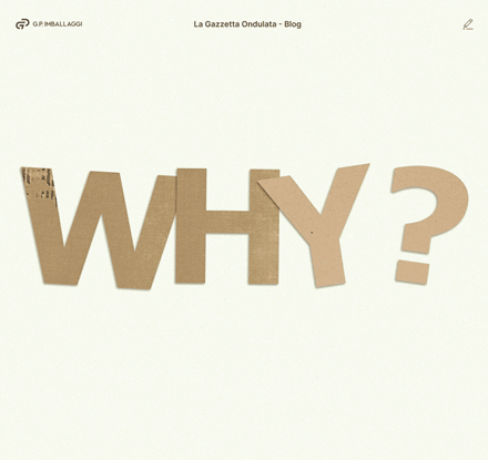 Immagine Anteprima Why Scritta Intagliata Nel Cartone